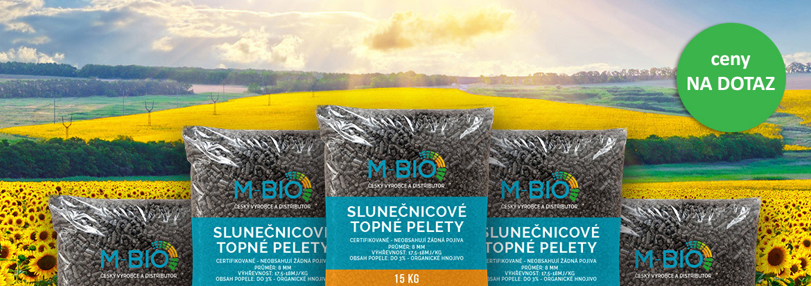 M-BIO - jediní výrobce slunečnicových pelet bez příměsí či pojiv ve Zlínském kraji